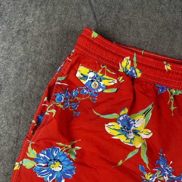 Polo Ralph Lauren Swim Trunks Mens 2XL 6"‎ Swimwear Floral Aloha Hawaiian Shorts - Picture 6 of 15